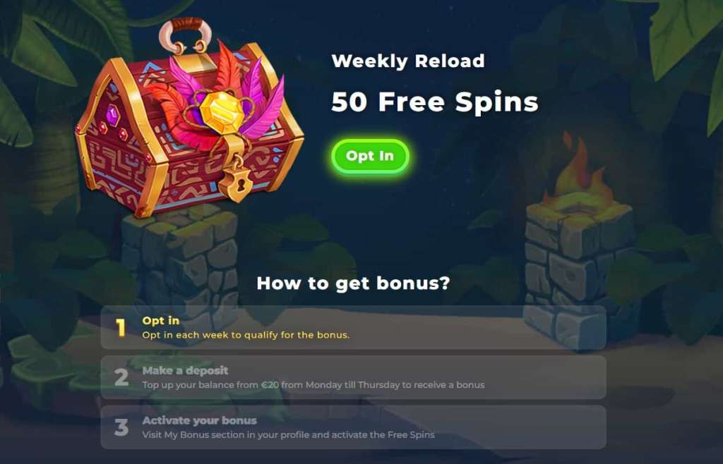 Wazamba free spins.